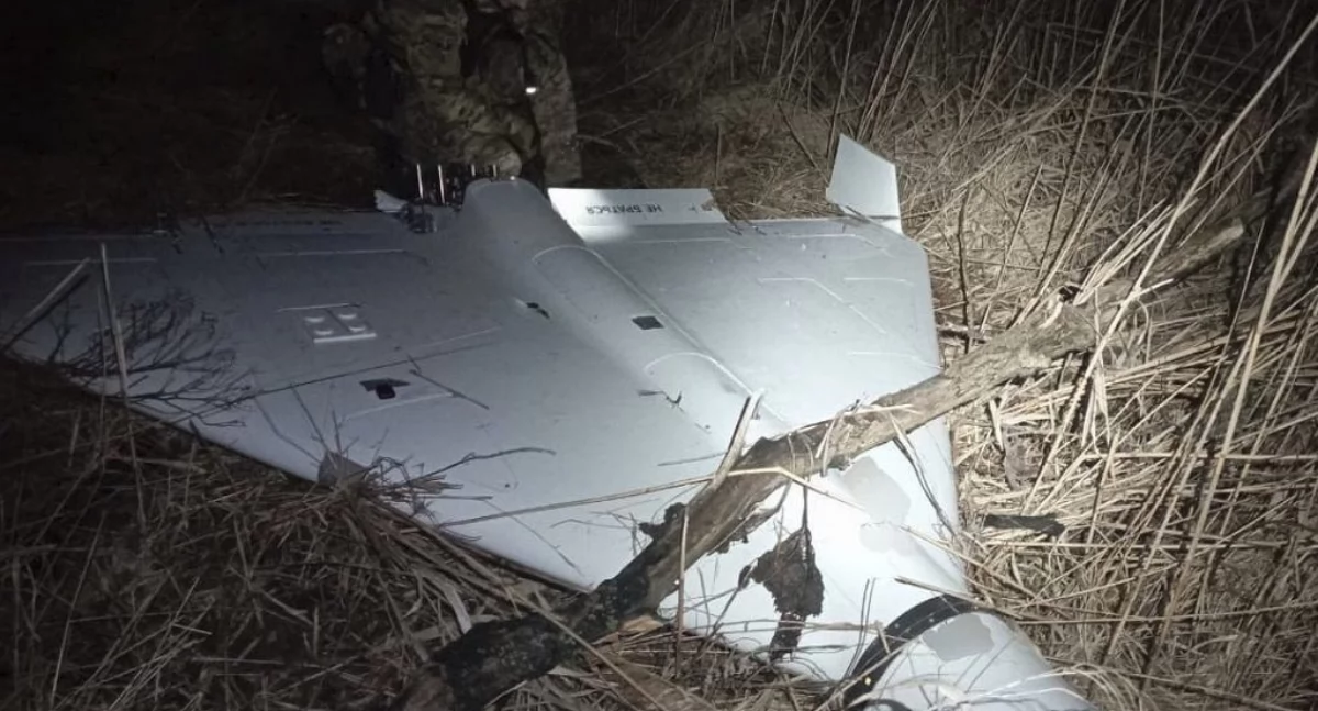 Fragmenty dronów zostały odnalezione w 17 miejscach, w miejscowościach: Czosnówka, Wyrki-Wola, Mniszków, Cześniki, Krzywowierzba-Kolonia, Wyhalew, Wohyń, Oleśno, Wielki Łan, Zabłocie-Kolonia, Nowe Miasto nad Pilicą, gmina Korytnica, Sobótka, Czyżów, Bychawka-Trzecia, Smyków i Przymiarki. Fot. zbiory własne