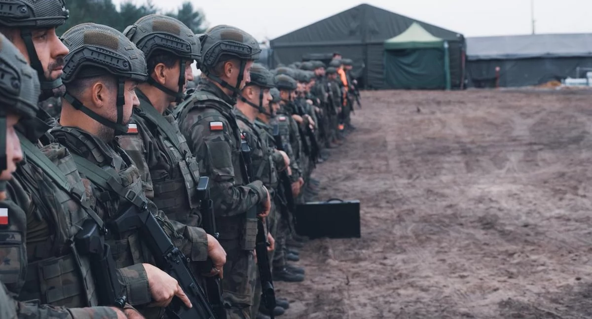 Około 250 żołnierzy z 20. Przemyskiej BOT odbyło szkolenie zintegrowane na terenie poligonu Ośrodka Szkolenia Poligonowego Wojsk Lądowych w Nowej Dębie. Fot. 20. PBOT