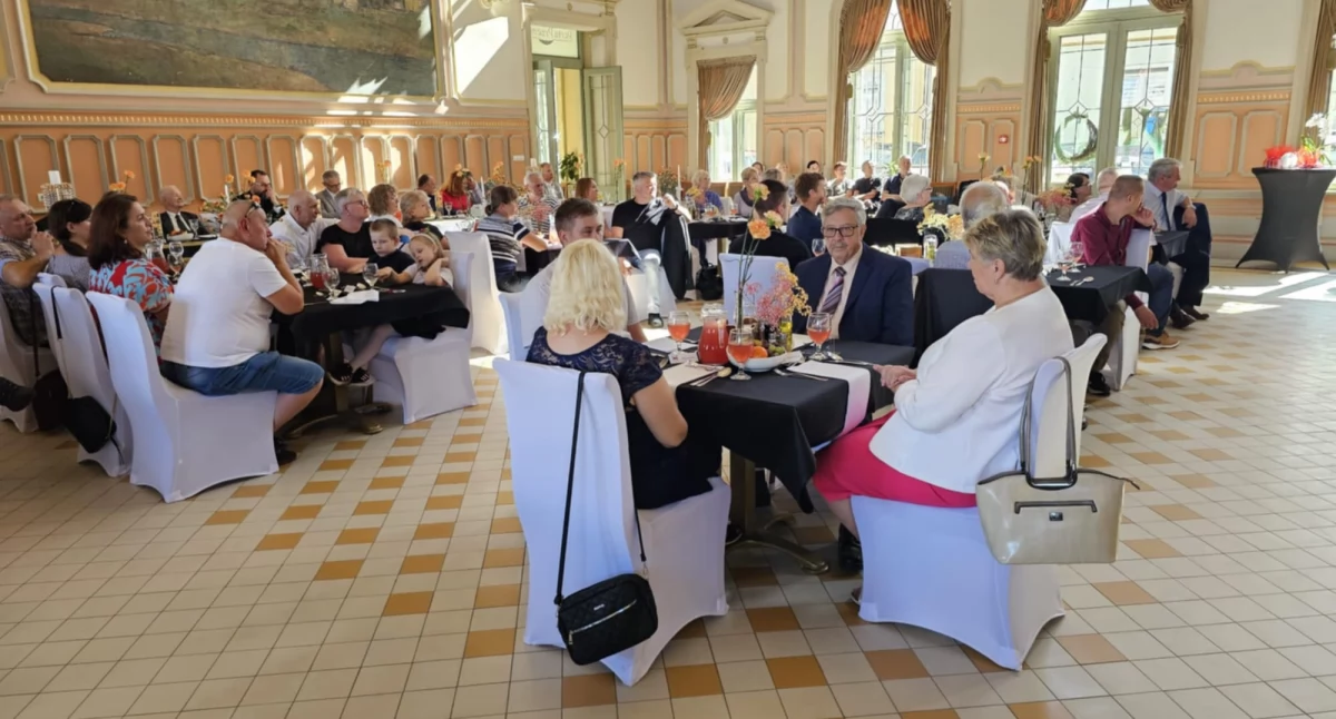 W restauracji „Perła Przemyśla” odbyła się część główna jubileuszu 75-lecia przemyskiego koła PZG. Fot. zbiory własne