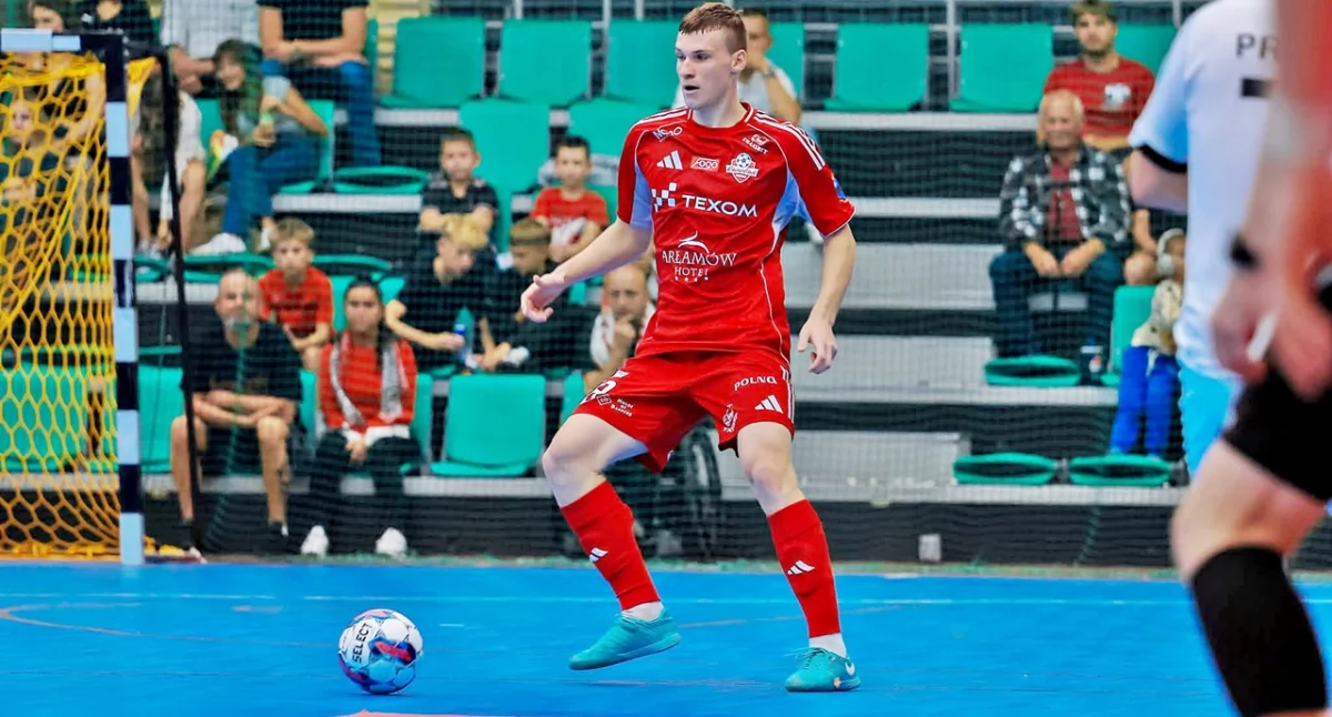 Gwoździem futsalowej fiesty w Chorzowie była postawa Rostisława Semenczenki. Najlepszy młodzieżowiec świata w 2024 r. rozegrał mecz perfekcyjny. Fot. Texom Eurobus Przemyśl