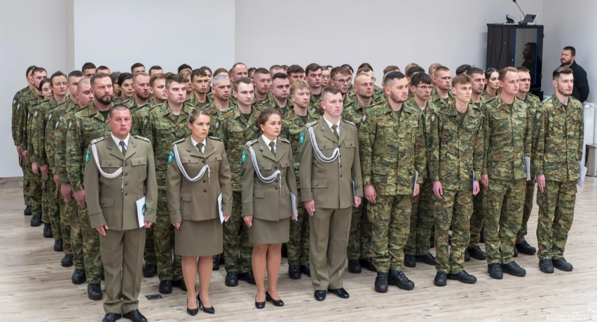 Uroczyste mianowanie na stopień młodszego chorążego oraz kaprala miało miejsce 10 padziernika w siedzibie BiOSG w Przemyślu./ FOT. BiOSG
