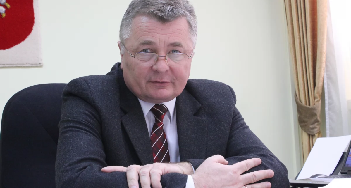 Marian Ryznar z czasów wójtowania gminie Wiązownica. Fot. zbiory własne