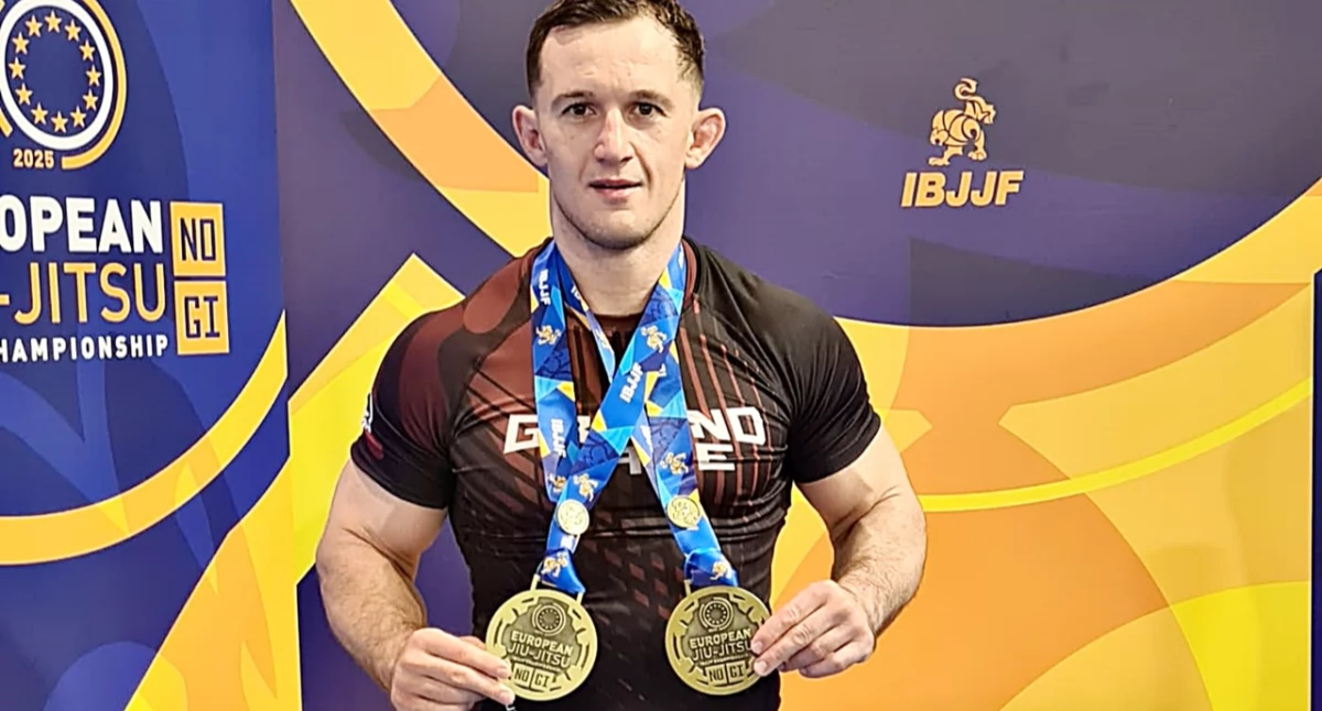 Marcin Kulikowski mieszka w Jarosławiu, ale na co dzień trenuje w Universal Rzeszów Fight Team oraz Grappling Kraków. Fot. zbiory własne