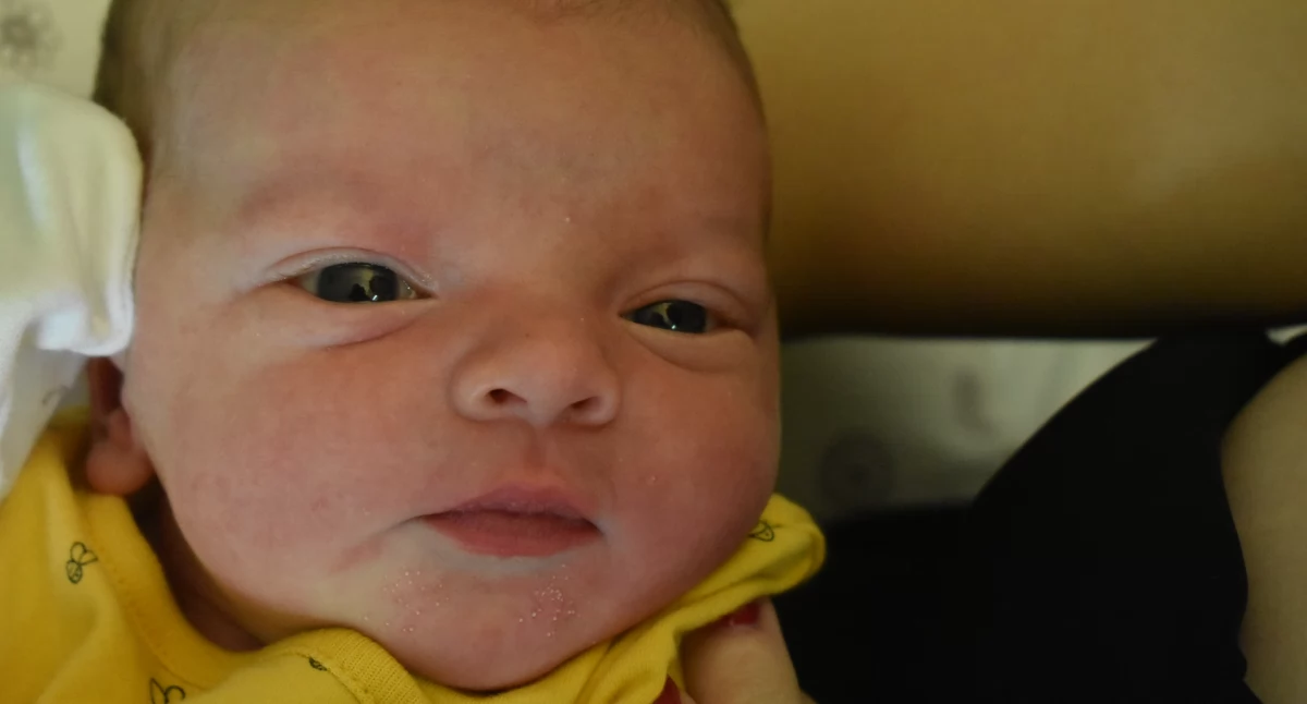 Oliwier, synek Justyny i Dawida, braciszek Mai, urodzony 27 października, waga 3360 g.