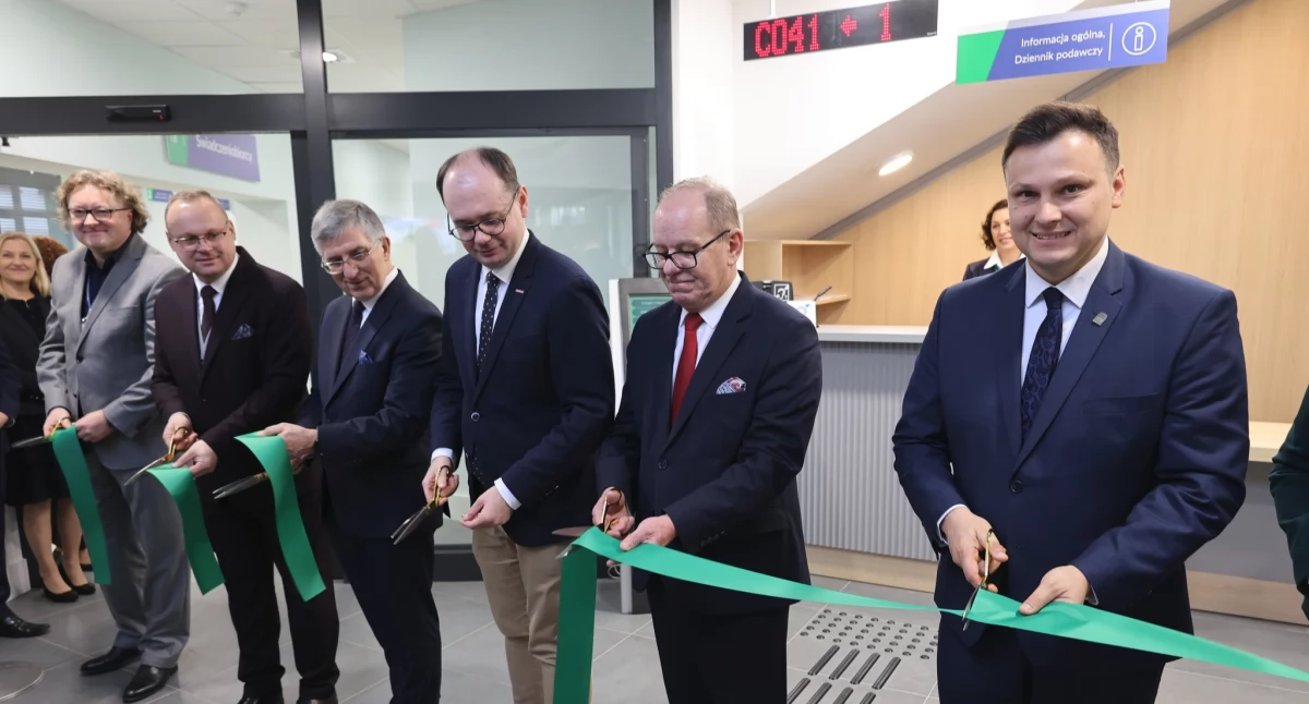W Inspektoracie ZUS w Jarosławiu oddano do użytku nowoczesną i przyjazną mieszkańcom Salę Obsługi Klientów./ FOT. UM Jarosław