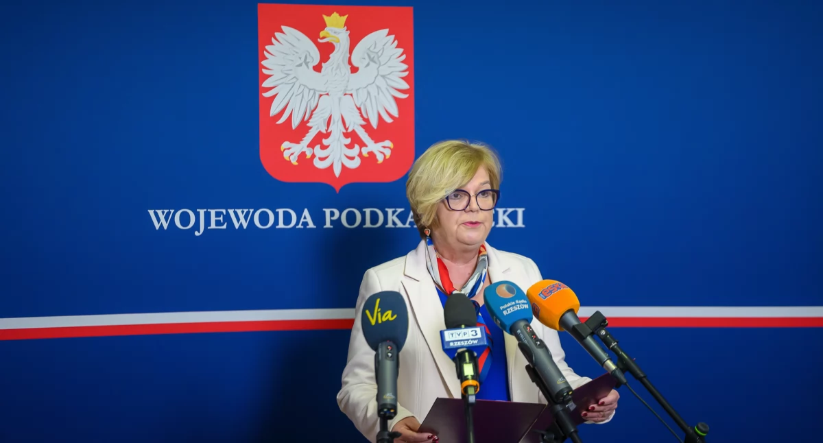 – Zachęcam jednostki samorządu terytorialnego do składania wniosków. Warto tworzyć rozwiązania, które realnie wspierają rodziców – powiedziała podczas konferencji prasowej wojewoda podkarpacki Teresa Kubas-Hul. Fot. Jerzy Żygadło/PUW Rzeszów