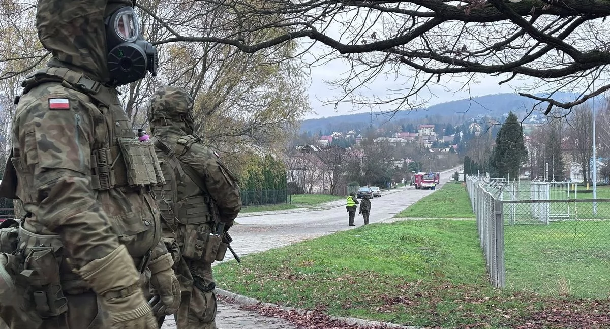 20 listopada br. na terenie Zakładu Uzdatniania Wody w Przemyślu przeprowadzono kompleksowe ćwiczenia z zakresu ochrony ludności i zarządzania kryzysowego. Fot. 20. PBOT