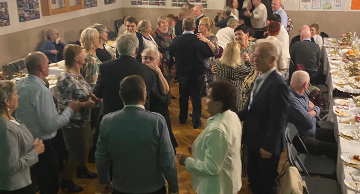 Seniorom z gminy Krasiczyn stworzono okazję do integracji i dobrej zabawy./ FOT. GOK Krasiczyn