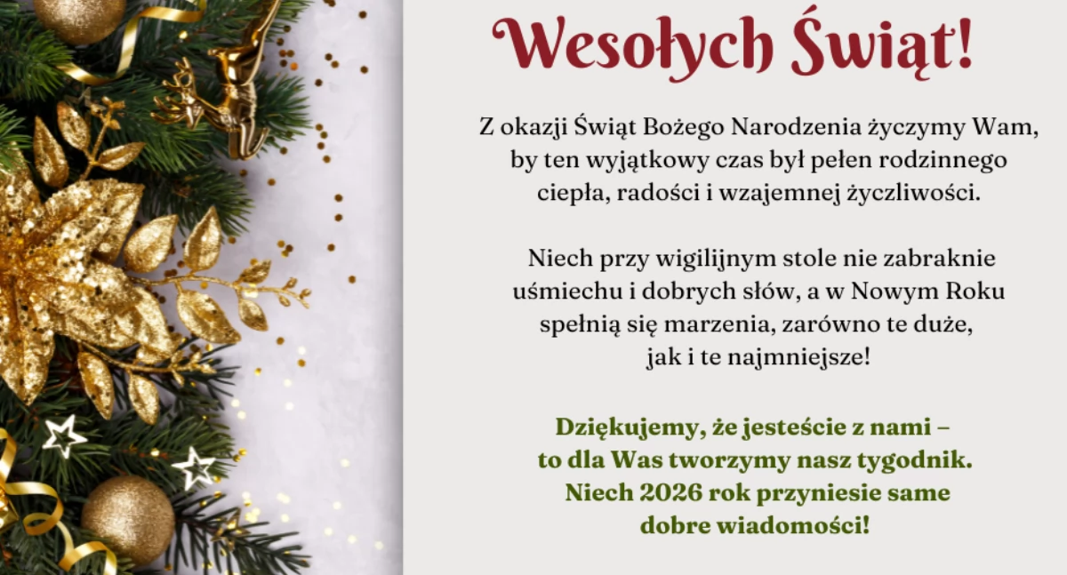 Z życia redakcji, Drodzy Czytelnicy! Życzymy Wesołych Świąt! - zdjęcie, fotografia