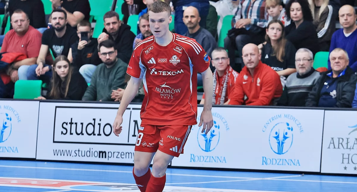 Rostislaw Semenczenko strzelił w Komprachcicach dwie bramki i wrócił na czele klubowych strzelców w FOGO Futsal Ekstraklasie. Fot. Texom Eurobus Przemyśl