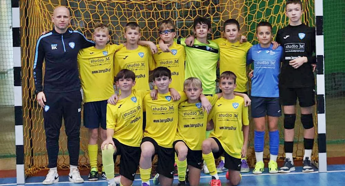 Najmłodsza ekipa Eurobusu SMS Przemyśl (U-13) pewnie wygrała swoją grupę w II etapie eliminacji MMP. Fot. zbiory własne