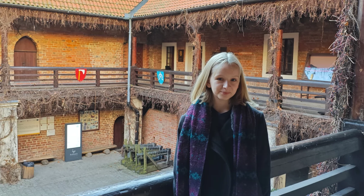 Joanna Kondrat, oprócz czeku na 1 tys. zł, nagród rzeczowych i dyplomu, udanym wystąpieniem zagwarantowała sobie udział w pracy jury kolejnej edycji Ogólnopolskiego Konkursu Krasomówczego./ FOT. ZW
