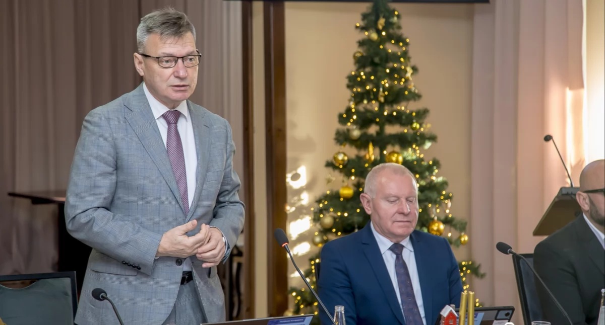 Włodarz Radymna M. Piziurny nakreślił cele na przyszły rok i wyraził nadzieję, że wszystkie ujęte w budżecie uda się zrealizować. – Czeka nas sporo pracy – podsumował./ FOT. UM Radymno