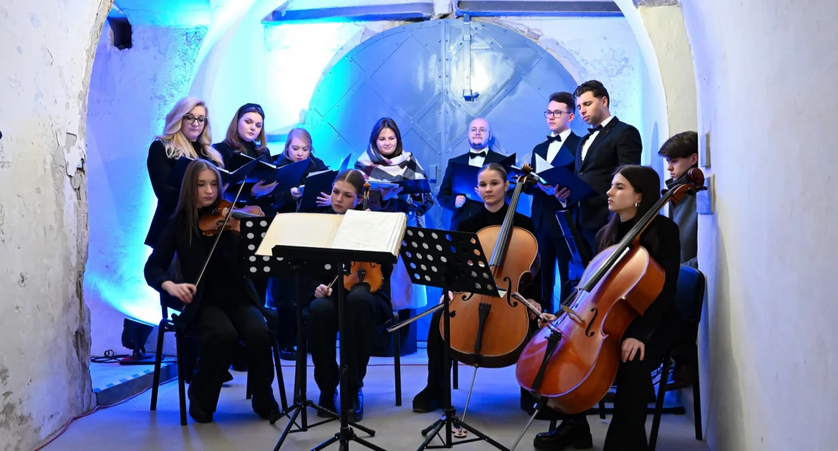 Koncert w wykonaniu chóru Collegium Ars Vocalis był wspaniały. Fot. ZP-GTP