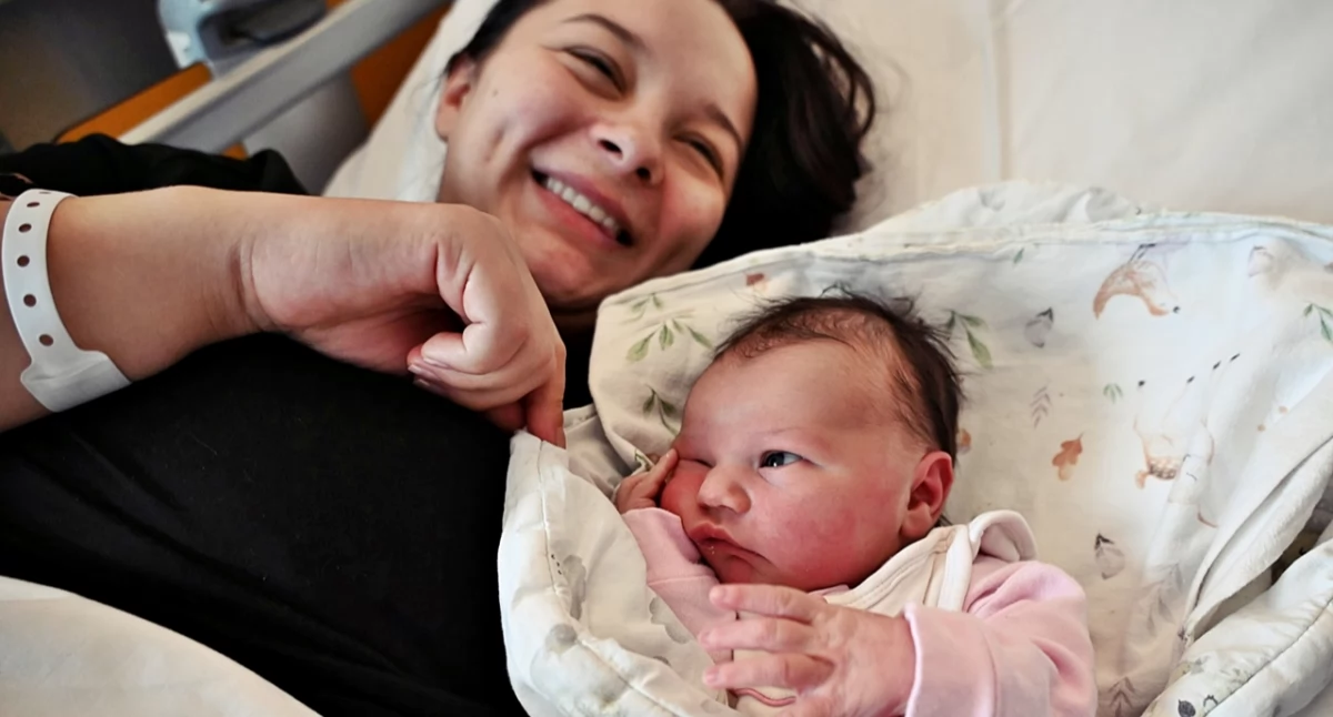 Dziewczynka ważyła ponad 3,7 kg. Poród odbył się bez żadnych problemów. Nela otrzymała maksa w skali Apgar, czyli 10! Fot. Starostwo Powiatowe w Jarosławiu