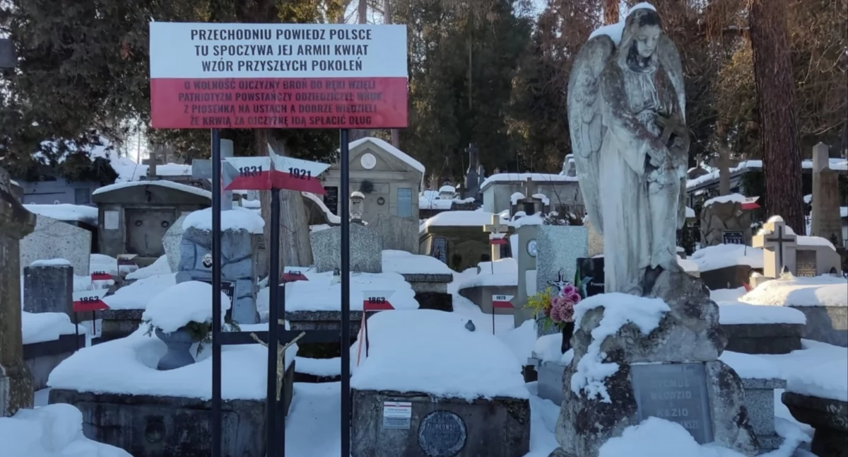 Uroczystości odbyły się 22 stycznia – dokładnie w dniu wybuchu największego polskiego zrywu niepodległościowego w XIX w., przy kwaterze nr 16 przemyskiej nekropolii przy ul. Słowackiego. Fot. UM Przemyśl