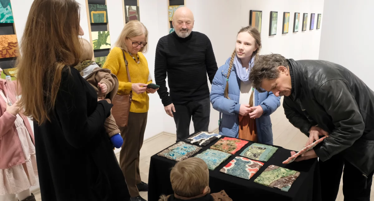 Dużym zainteresowaniem cieszyła się ceramika Urszuli Łojko-Smogarzewskiej./Fot. Jacek Szwic 