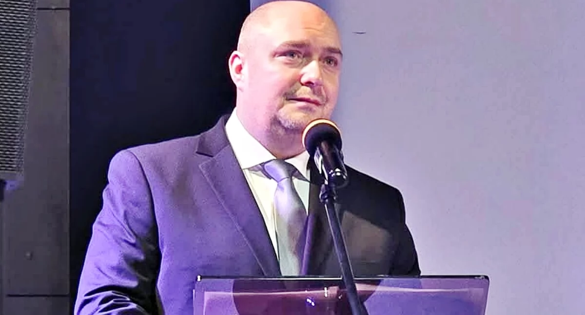 – Jako przewodniczący będę nadal bezkompromisowo stał na straży statutu miasta i prawa, bez względu na naciski polityczne – zapewnił Marcin Kowalski. Fot. zbiory własne