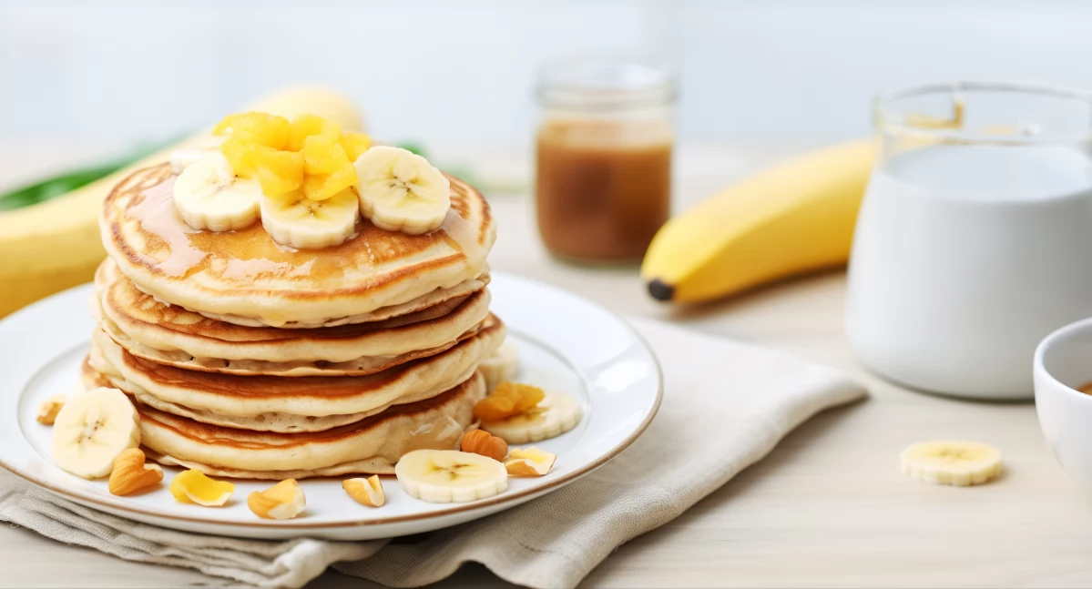 Przepisy kulinarne, Jogurtowe pancakes - zdjęcie, fotografia