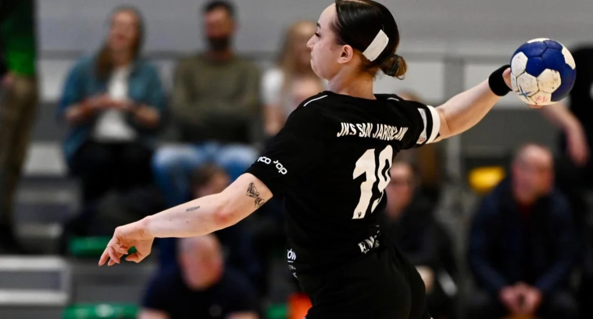 Julia Jamrozik rozegrała bardzo dobre zawody. Zapisała na swoim koncie 7 trafień. Fot. JKS San Jarosław