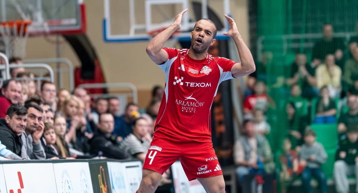 Leo Santana zdobył jedyną bramkę dla Texom Eurobusu w Lubawie. Fot. KRTSE Photography