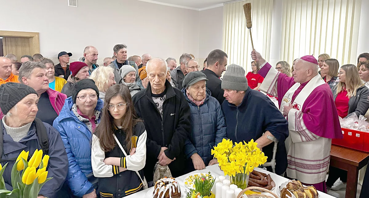 Dla wielu uczestników była to jedyna okazja, by w pełni poczuć atmosferę świąt./Fot. Caritas 