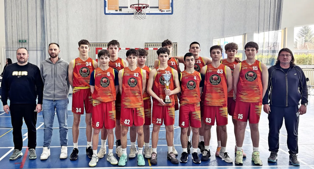 Kadeci UKS Basket 15 Przemyśl awansowali do półfinału mistrzostw Polski U-15. Fot. UKS Basket 15 Przemyśl