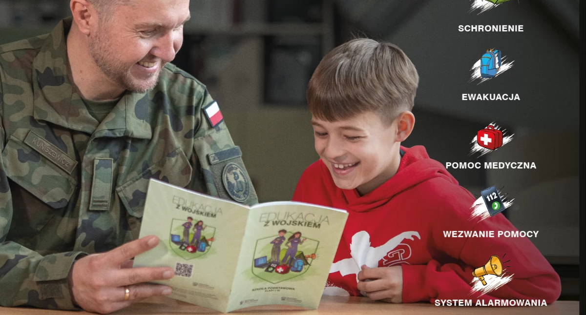 Żołnierze wojska polskiego i weterani działań poza granicami państwa prowadzą  w szkołach różnych szczebli zajęcia, podczas których budują odporność dzieci i młodzieży na zagrożenia. Fot. zbiory własne