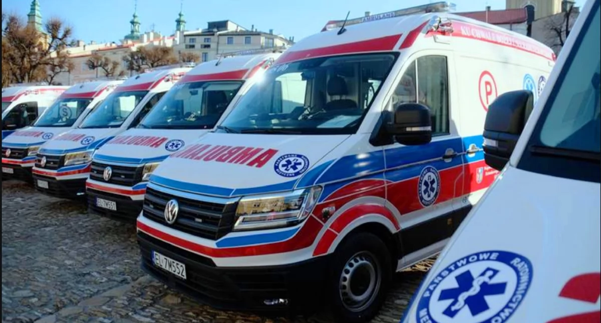 Wojewódzka Stacja Pogotowia Ratunkowego w Przemyślu po raz czwarty otrzymała najwyższą, diamentową nagrodę od europejskiej Inicjatywy EMS Angels. Region przemyski – zabezpieczany przez karetki WSPR w Przemyślu SP ZOZ – został po raz pierwszy uznany za „Region Angels”. Fot. WSPR Przemyśl