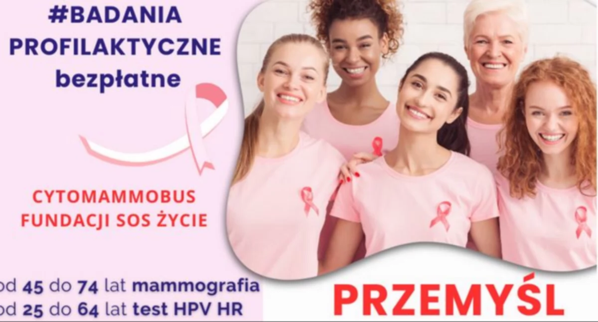 Bezpłatne badania mammograficzne w cytomammobusie w Przemyślu będą prowadzone w samym sercu miasta, czyli w Rynku. 