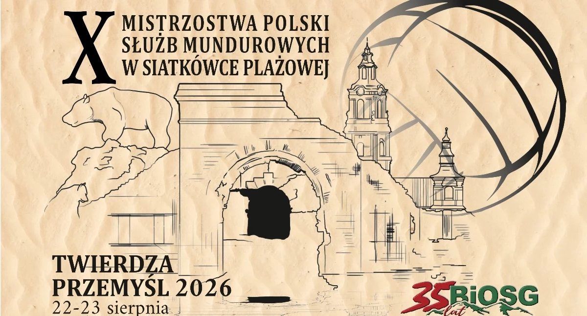 Siatkówka, MISTRZOSTWA POLSKI SŁUŻB MUNDUROWYCH SIATKÓWCE PLAŻOWEJ TWIERDZA PRZEMYŚL SIERPNIA - zdjęcie, fotografia