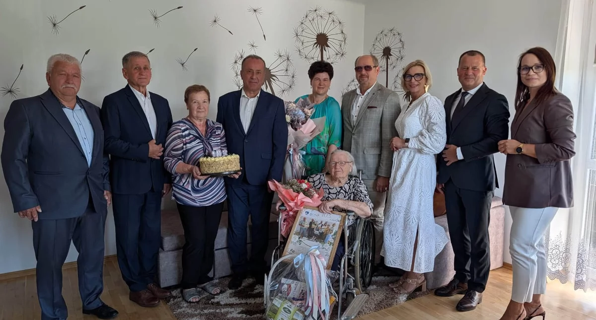  103-latka pytana o receptę na długowieczność mówi wprost: „Trzeba chcieć żyć!”. /Fot. CUS w gminie Tryńcza