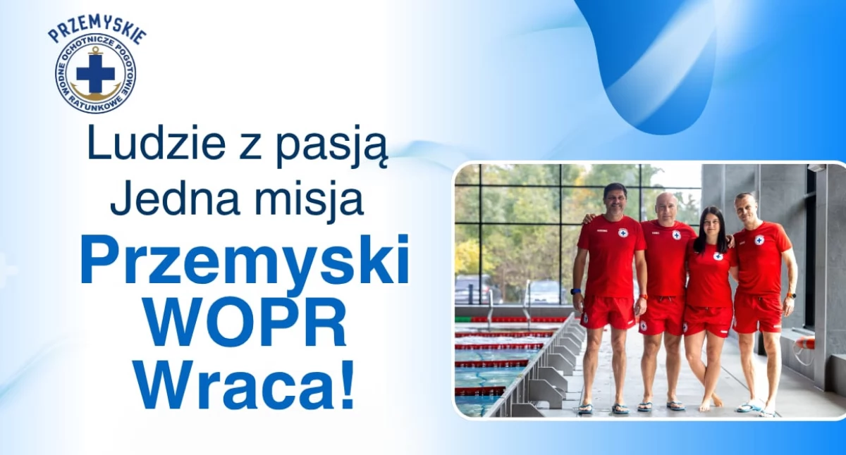 Prezesem przemyskiego WOPR-u został Tomasz Hawryś, jego zastępcami – Przemysław Sieńko i Maciej Karwowski, czyli osoby znane i lubiane w Przemyślu. Fot. WOPR Przemyśl