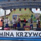 Na scenie zaprezentowano bogactwo lokalnego folkloru./ FOT. UG Krzywcza