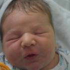Hubert Bednarczyk, syn Patrycji i Mateusza, brat Kacpra, urodzony 6 maja, waga 4040 g,...