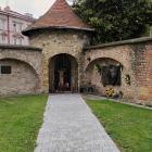 Fragment muru i baszty opactwa sióstr Benedyktynek w Przemyślu.