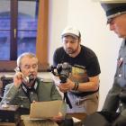 Aktorzy i reżyser w trakcie pracy na planie./ FOT. FB R. Młynarski