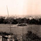 Wrak Latającej Jenny po zestrzeleniu nad Bealen. Belgia. 30.07.1943 rok, g. 11.15
