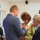 Małżonków udekorował Medalami za Długoletnie Pożycie Małżeńskie wójt gminy A. Hawrylak.