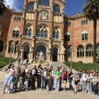 Zwiedzamy Park Guell zaprojektowany przez Antonio Gaudiego.