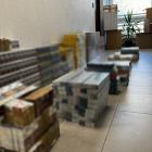 Towary ujawnione podczas działań w powiecie leżajskim. Fot. BiOSG