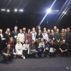 Rafał Paśko, nauczyciel, aktor, twórca Teatru S.A.N. w Przemyślu na wspólnym zdjęciu z...