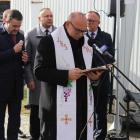 Oddaną drogę poświęcił archiprezbiter jarosławski ks. dziekan Piotr Kandefer. 
/ FOT....
