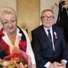 Kwiaty, toasty i życzenia oraz muzyczna oprawa uczyniły uroczystość złotych godów...