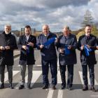 Zakończenie inwestycji przypieczętowało symboliczne przeciecie wstegi./ FOT. PZDW