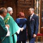 Życzenia jubilatowi złożył m.in. dyrektor II Liceum Ogólnokształcącego w Przemyślu...