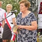 Władysława Wołowiec wyrecytowała swój wiersz pt. Lato.