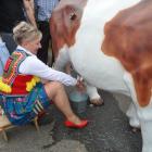 Jak na dożynki przystało, nie brakowało dobrego jadła, artystycznych akcentów i...