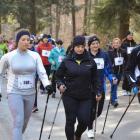 Oprócz półmaratonu, odbyły się także zawody Nordic Walking.