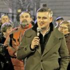 Sędzia Maciej Głowacz podziękował protestującym za wsparcie sędziów.